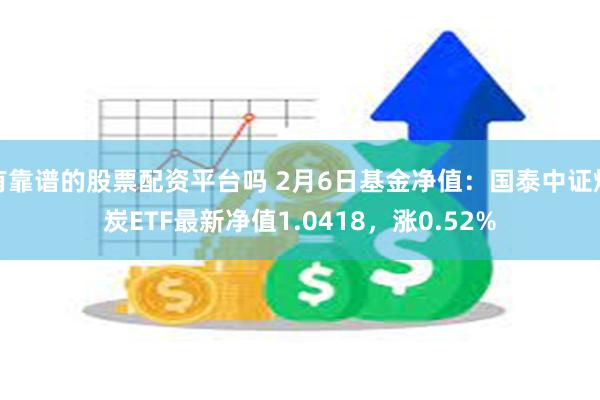有靠谱的股票配资平台吗 2月6日基金净值：国泰中证煤炭ETF最新净值1.0418，涨0.52%