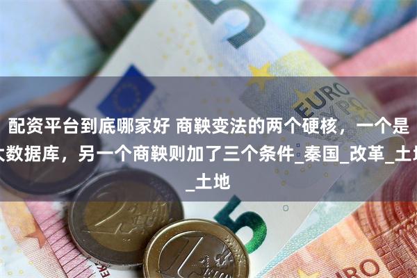 配资平台到底哪家好 商鞅变法的两个硬核，一个是大数据库，另一个商鞅则加了三个条件_秦国_改革_土地