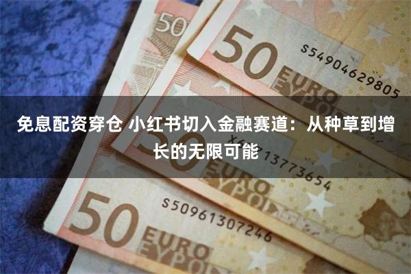 免息配资穿仓 小红书切入金融赛道：从种草到增长的无限可能